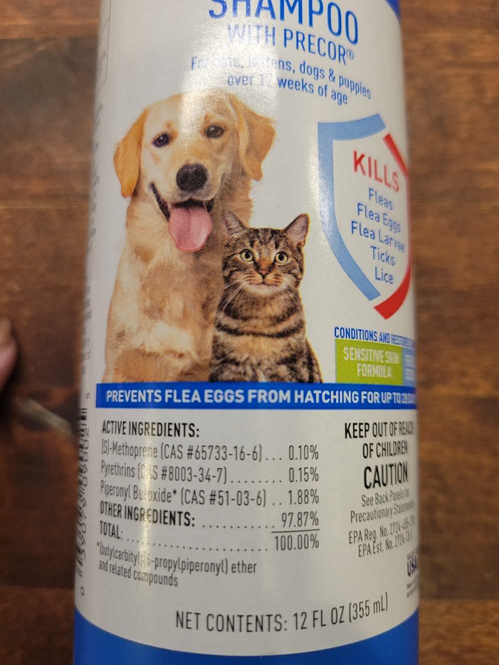 Adams Plus Flea & Tick Shampoo with Precor for Dogs and Cats