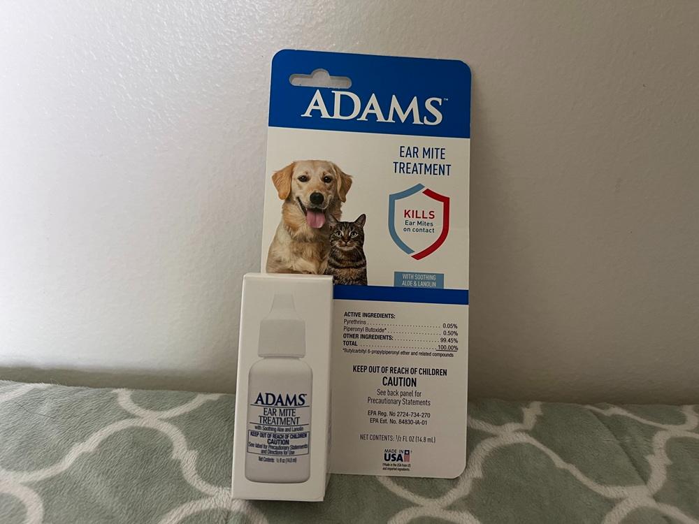 Adams Medication for Ear Mites for Dogs & Cats