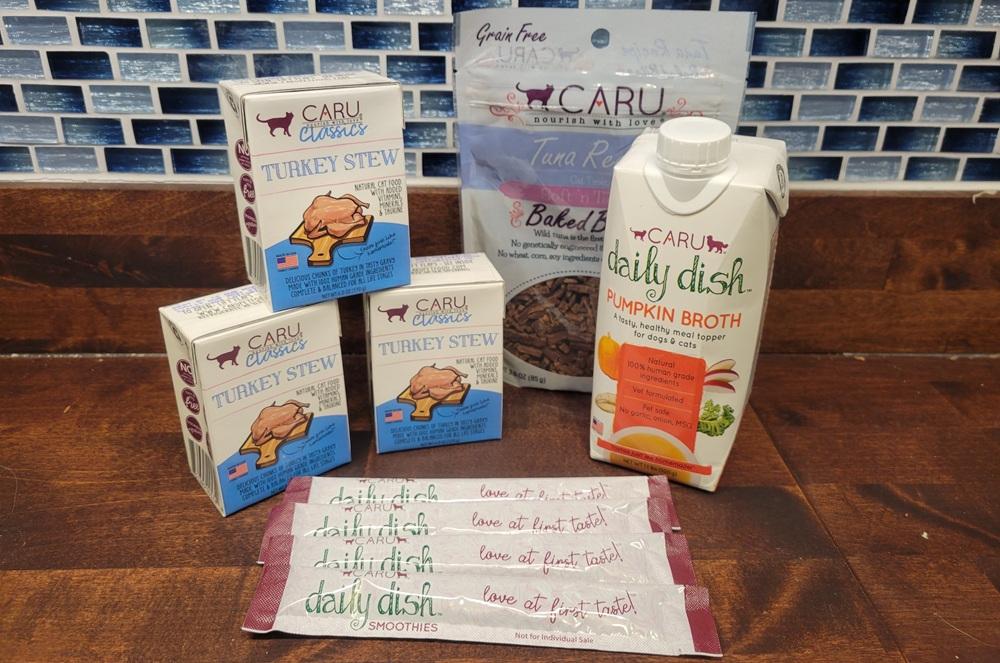 Caru Cat Food products