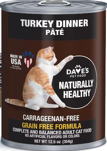 Dave’s Pet Food Naturally Healthy Grain-Free Turkey Formula Canned Food