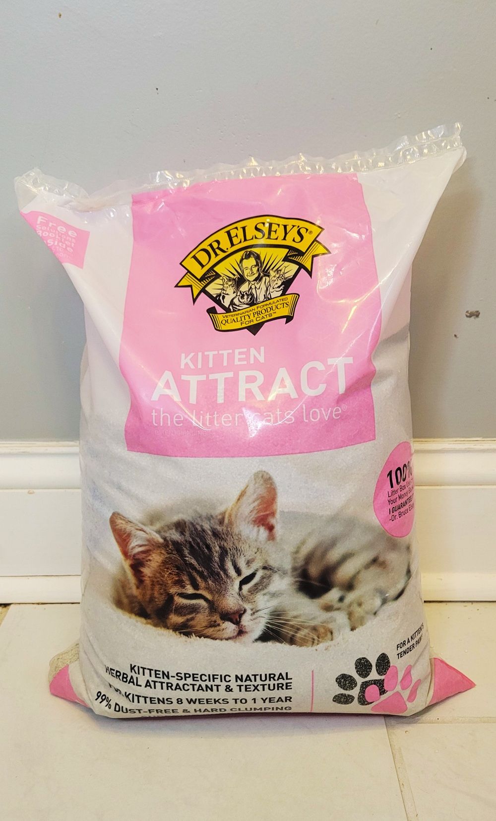 Dr. Elsey’s Kitten Attract Clumping Clay Litter