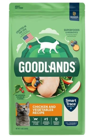 Goodlands Chicken & Vegetables Recipe Dry Cat Food