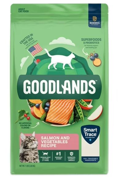 Goodlands Salmon & Vegetables Recipe Dry Cat Food