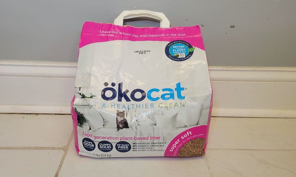 Okocat Super Soft Clumping Wood Unscented Cat Litter