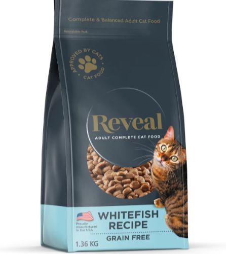 Reveal Natural Complete & Balanced Grain-Free Whitefish Recipe Dry Cat Food