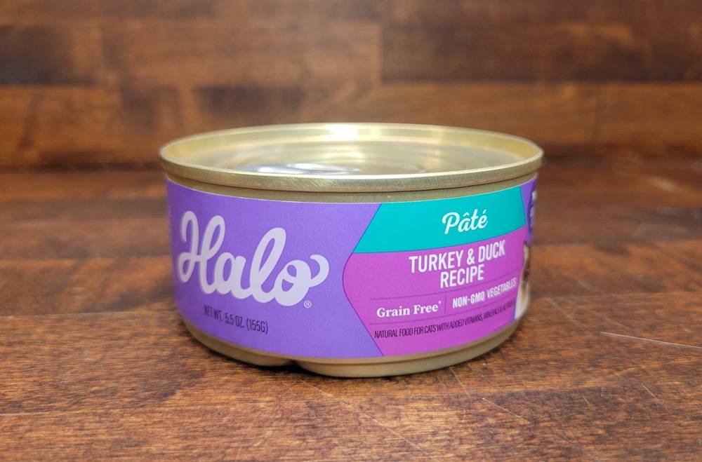 Halo Turkey & Duck Recipe Pate Grain-Free Canned Cat Food