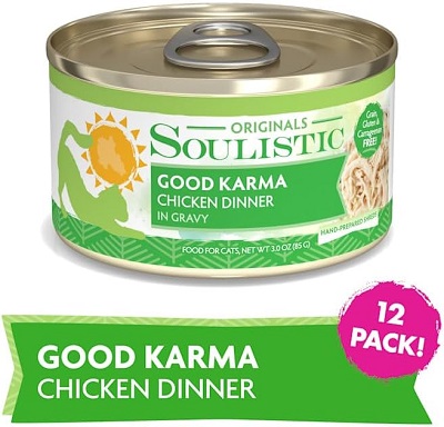 Soulistic Good Karma Chicken Dinner in Gravy Wet Cat Food