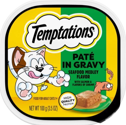 Temptations Seafood Medley Flavor Paté in Gravy