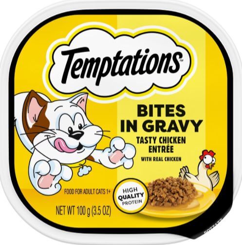 Temptations Tasty Chicken Flavor Bites in Gravy