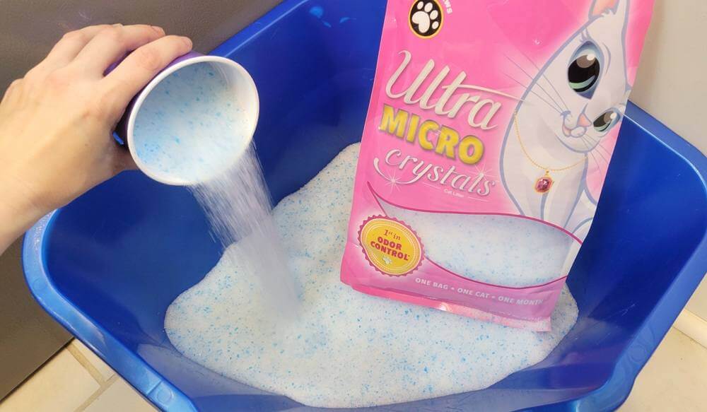 Ultra Micro Crystals Unscented Premium Non-Clumping Cat Litter