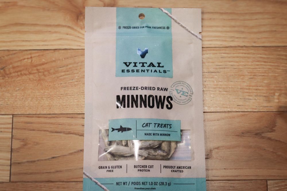 Vital Essentials Minnows Freeze-Dried Raw Cat Treats