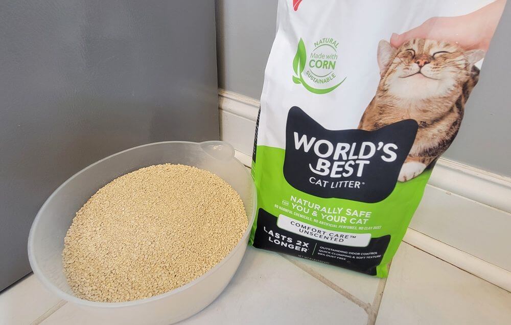 World’s Best Comfort Care Unscented Clumping Corn Litter